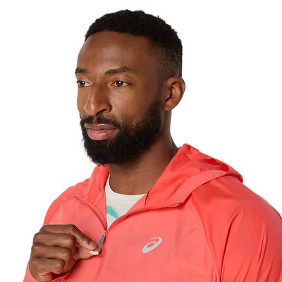 Asics Road Packable Jacket Coral Reef