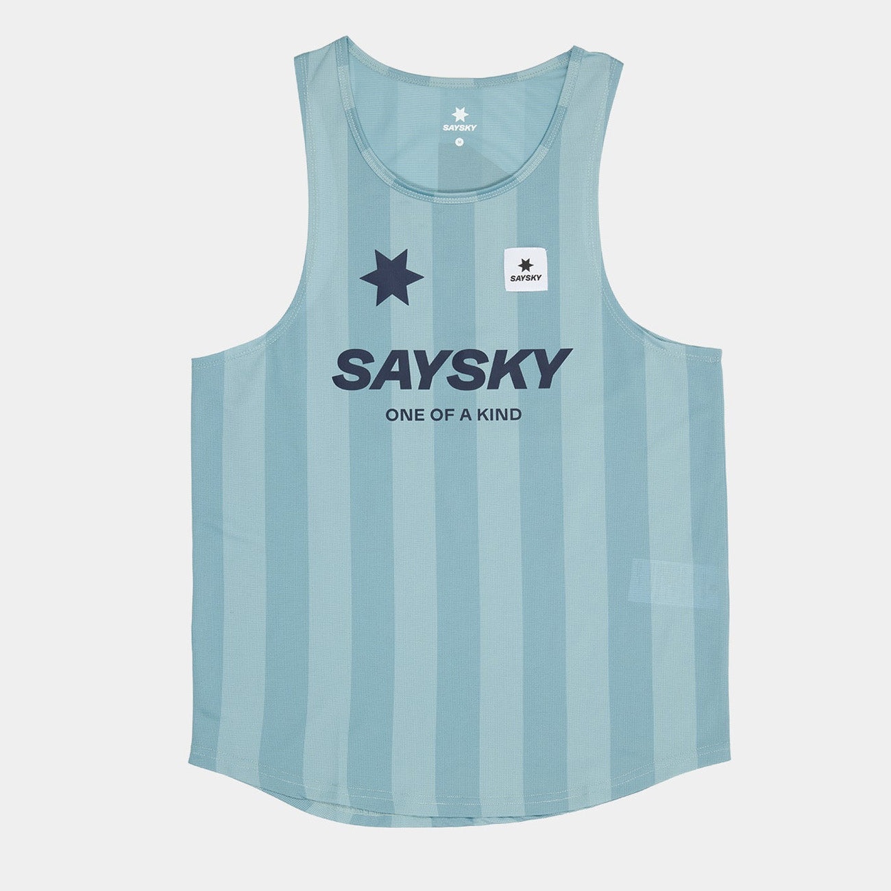 Saysky Stripe Combat Singlet Blue