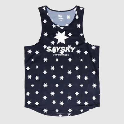 Saysky Star Combat Singlet Blue White