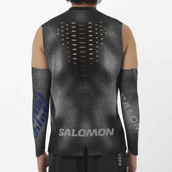 SALOMON Tank Mental Athletic Deep Black – Atmungsaktives