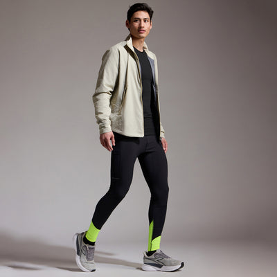 Gore Wear Concurve Thermo Hybrid Tights Herren Black Neon Yellow