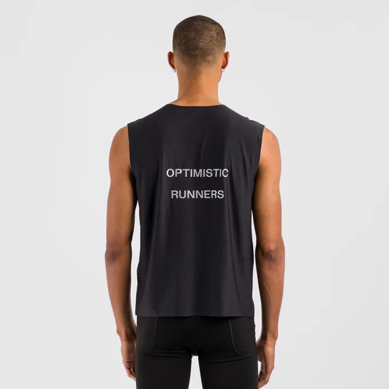 Optimistic Runners Ripstop Tank Top Black