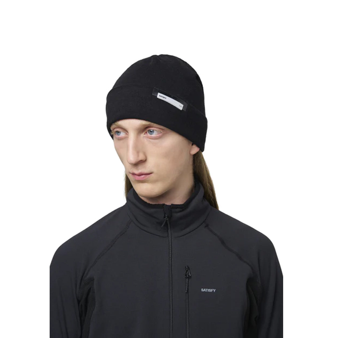 Satisfy Running Cloud Merino Hat Beanie Black