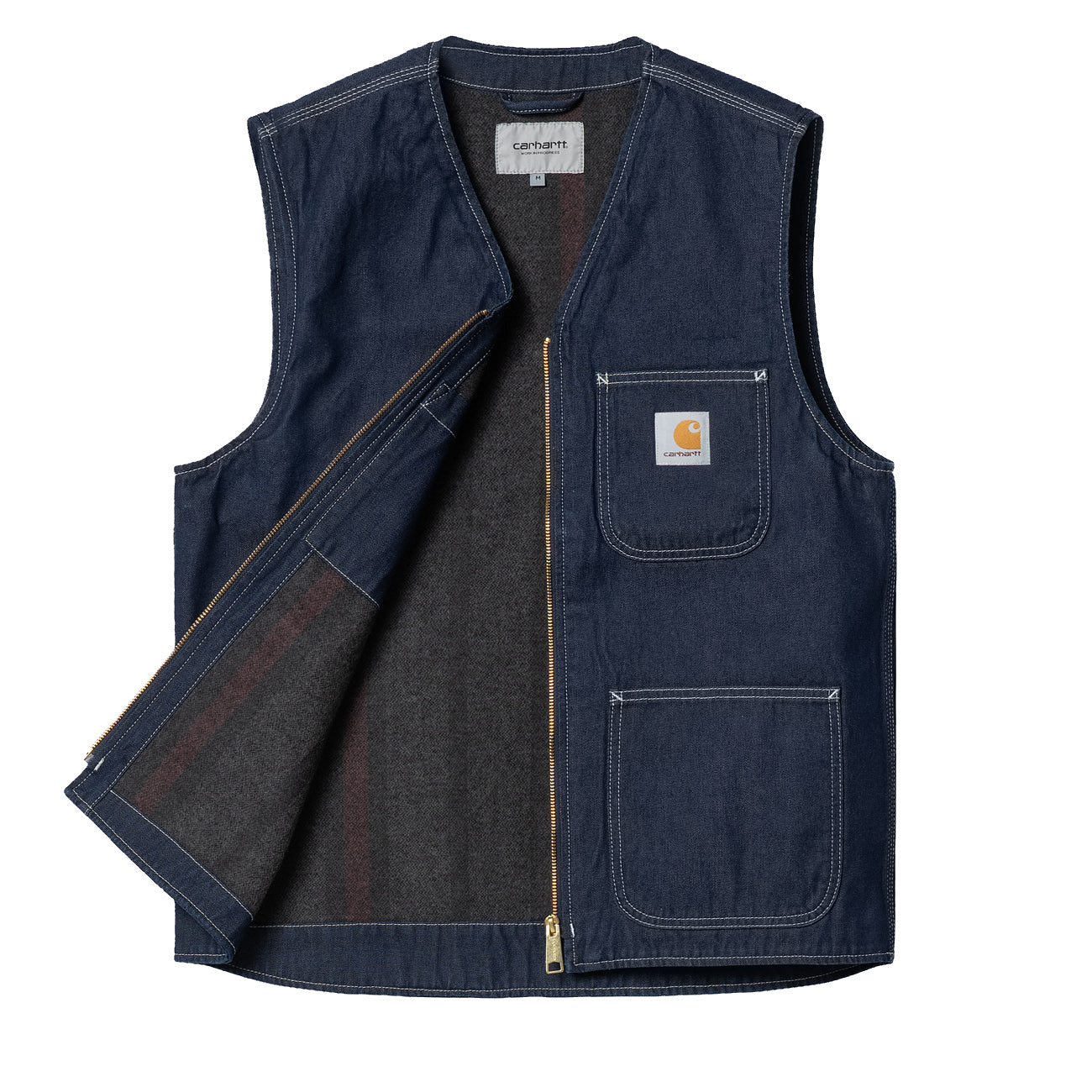 Carhartt WIP Chore Vest Herren Blue One Wash