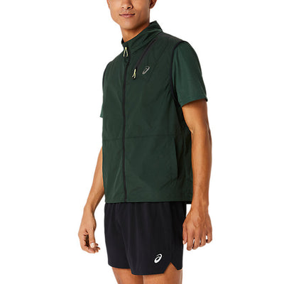 Asics Metarun Packable Vest Herren Rain Forest