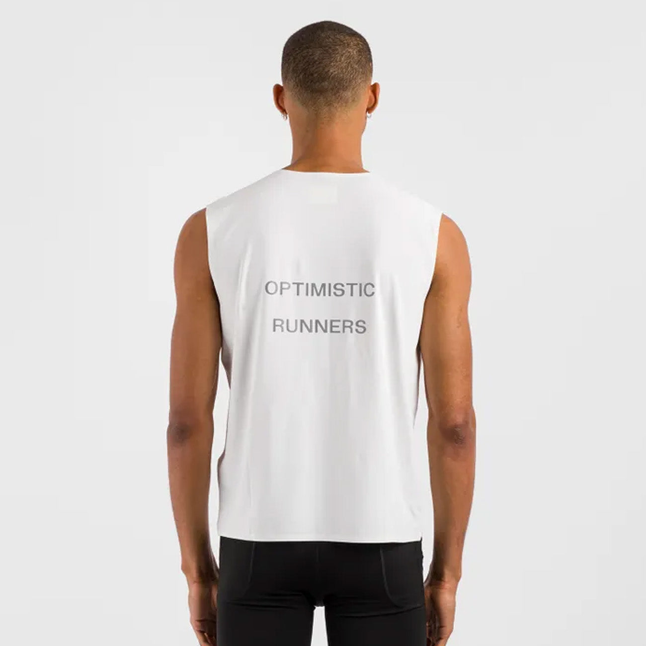 Optimistic Runners Ripstop Tank Top White