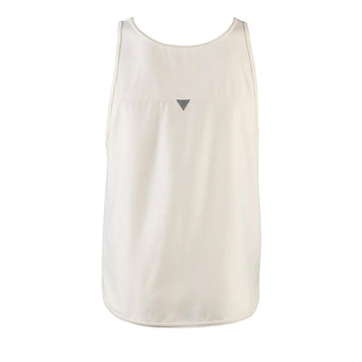 YMR Track Club Änggarden Men's Singlet Off-White Burgundy