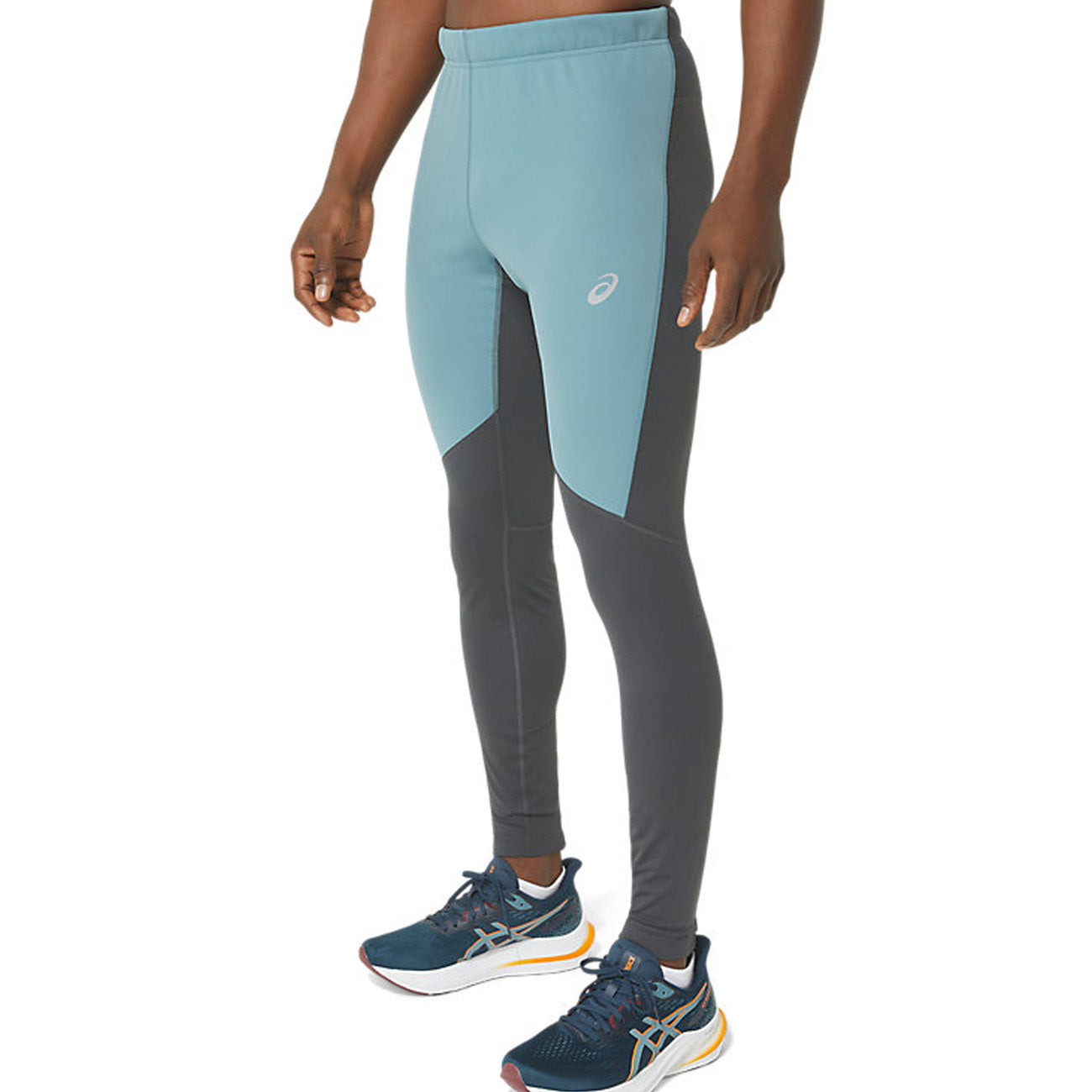 Asics Winter Run Tight Herren Graphite Grey Foggy Teal