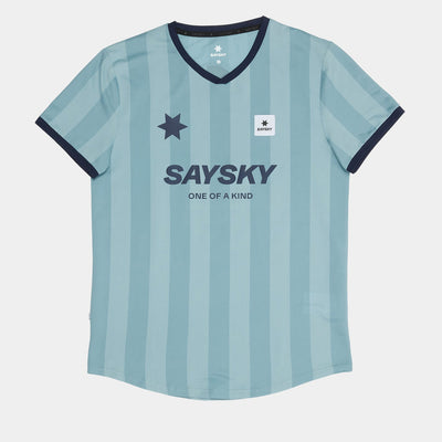 Saysky Stripe Combat T-Shirt Blue