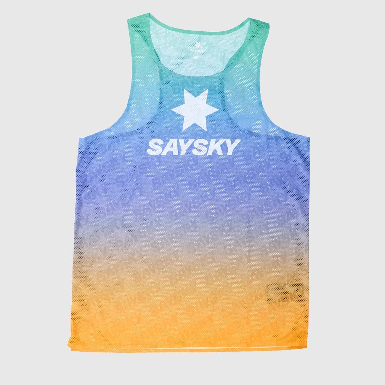Saysky Drip Dye Flow Air Singlet Purpe AOP