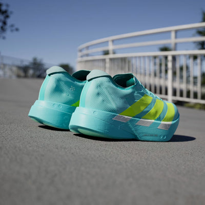 adidas Adizero Adios Pro 4 Herren Flash Aqua Lucid Lemon Mint Ton
