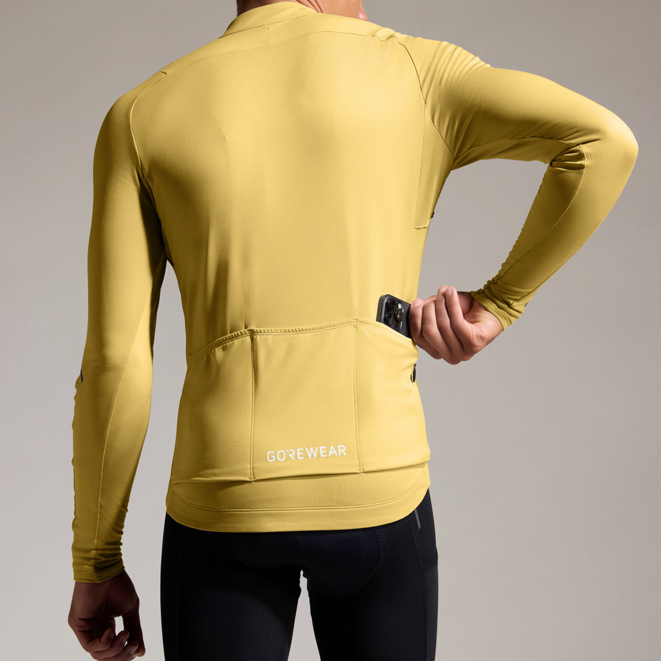 Gore Wear Spinshift Thermo Longsleeve Jersey Herren Tuscan Sand