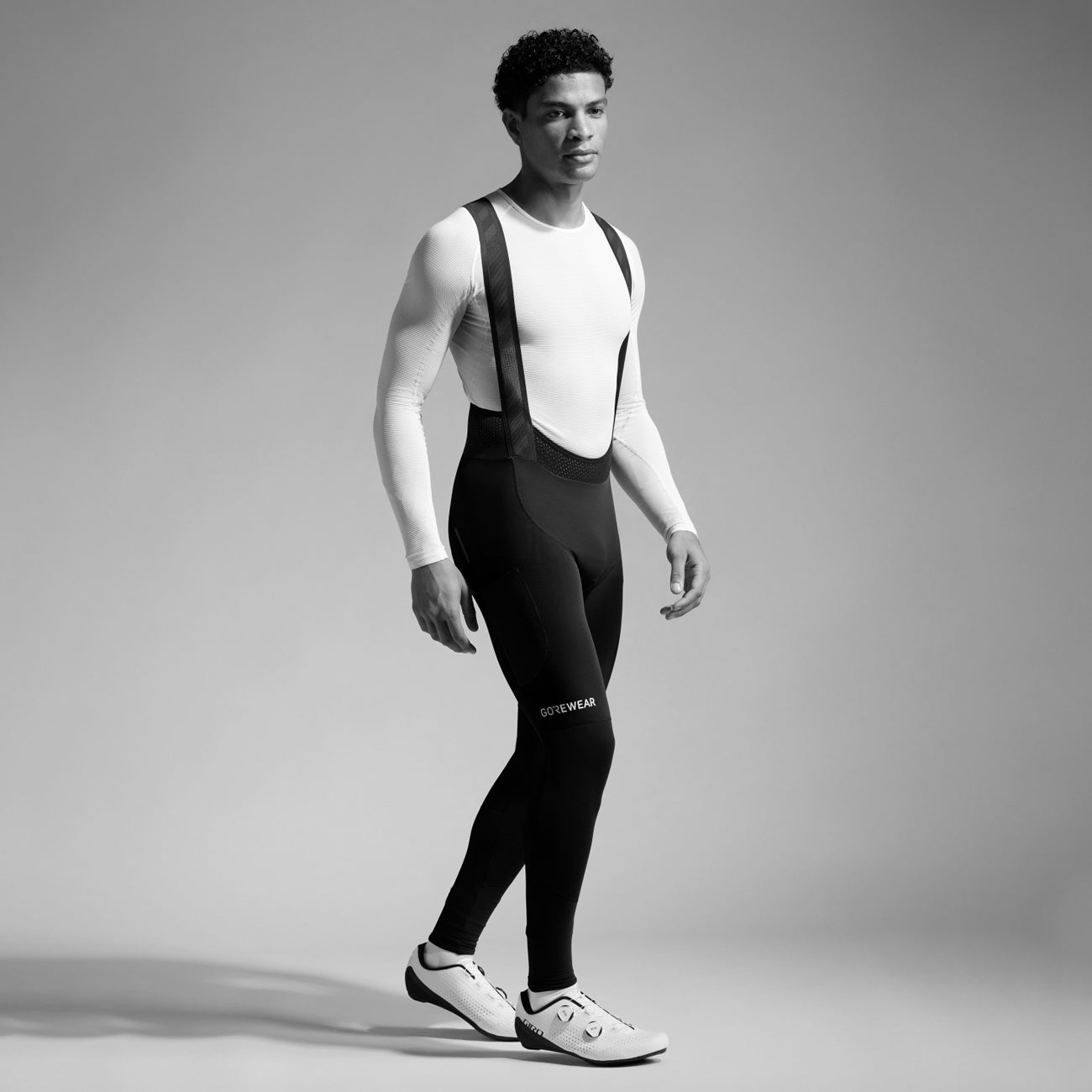 Gore Wear Spinshift Thermo Bib Tights+ Herren Black Neon Yellow