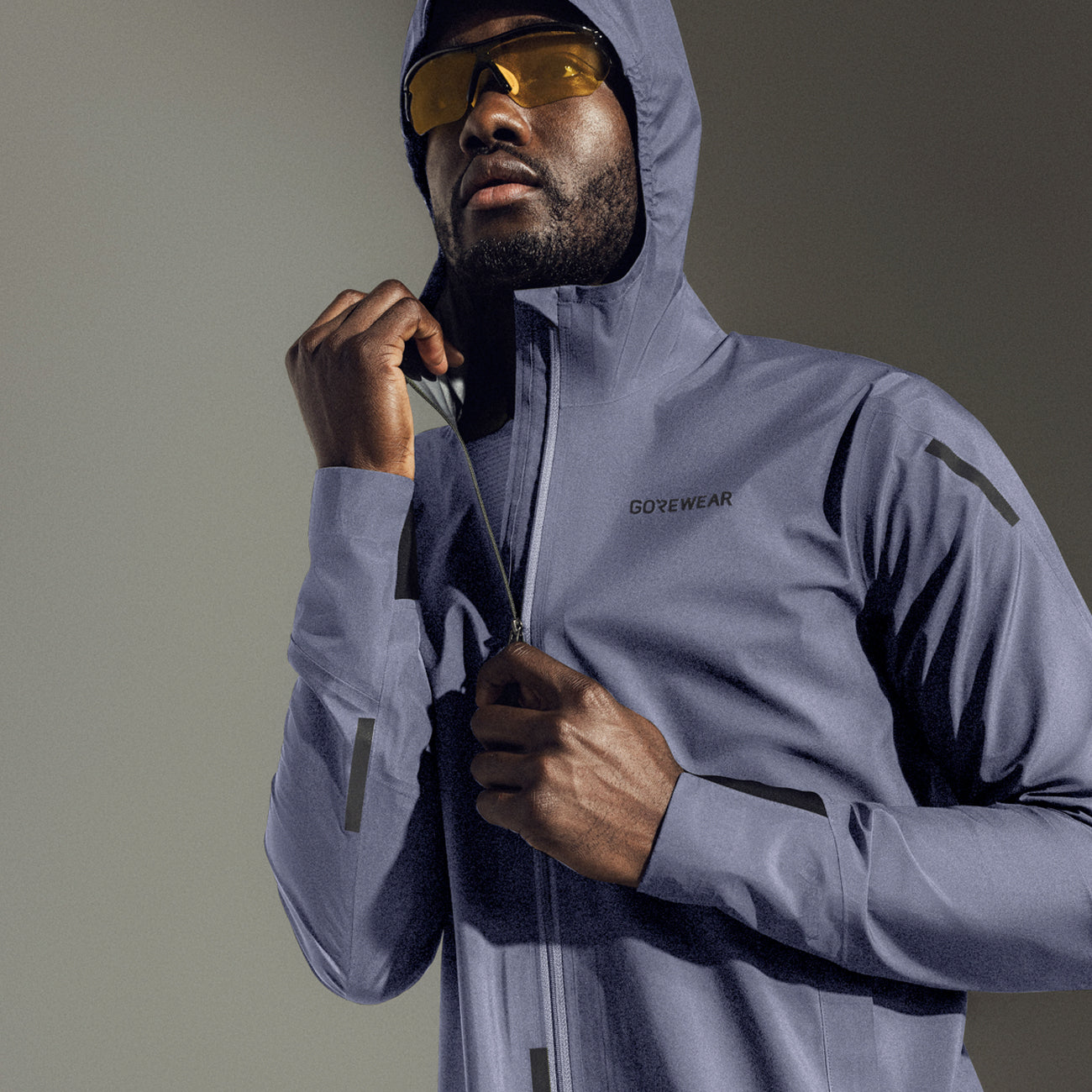 Gore Wear Concurve GORE-TEX Jacket Herren Amethyst Grey