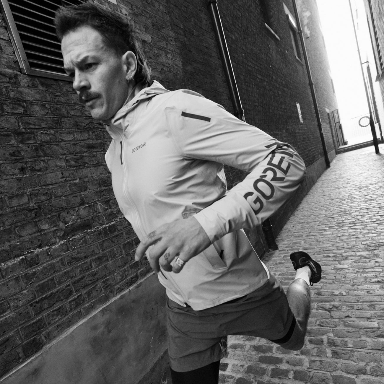 Gore Wear Concurve GORE-TEX Logo Jacket Herren Purple Indigo Grey