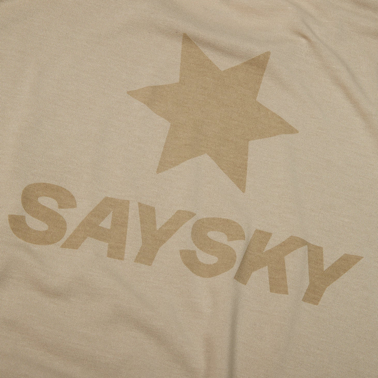 Saysky Logo Motion Long Sleeve Beige