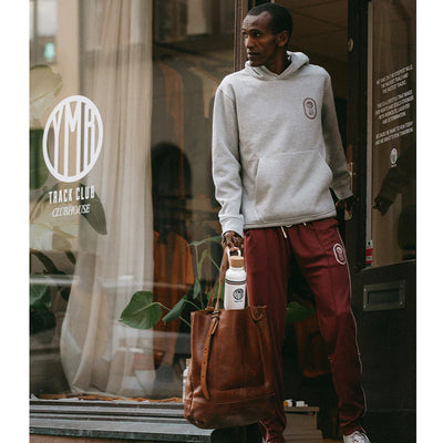 YMR Track Club Station Men's Track Pants Burgundy