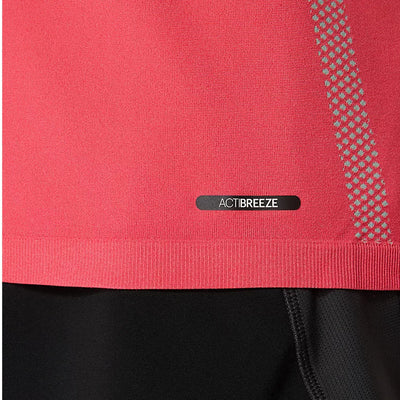 Asics Seamless SS Top Herren Coral Reef Oasis Green