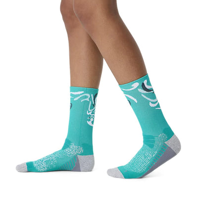 Asics Performance Run Crew Socks Wave Teal