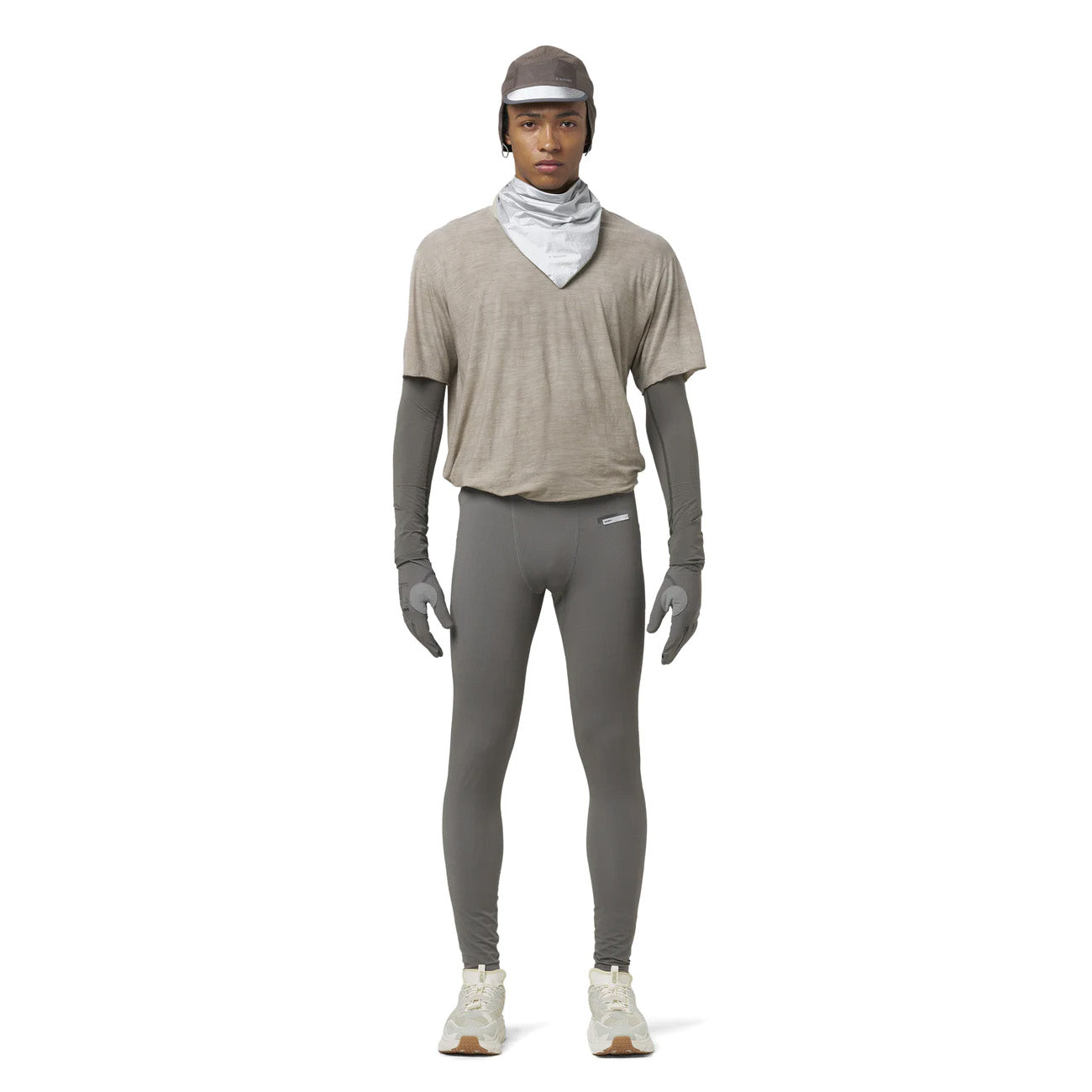 Satisfy Running Silvershell Polartec Alpha Bandana Silver