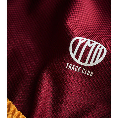 YMR Track Club Utö Men's Shorts Burgundy