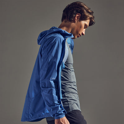 Gore Wear Fernflow Hooded Windbreaker Herren Cargo Blue