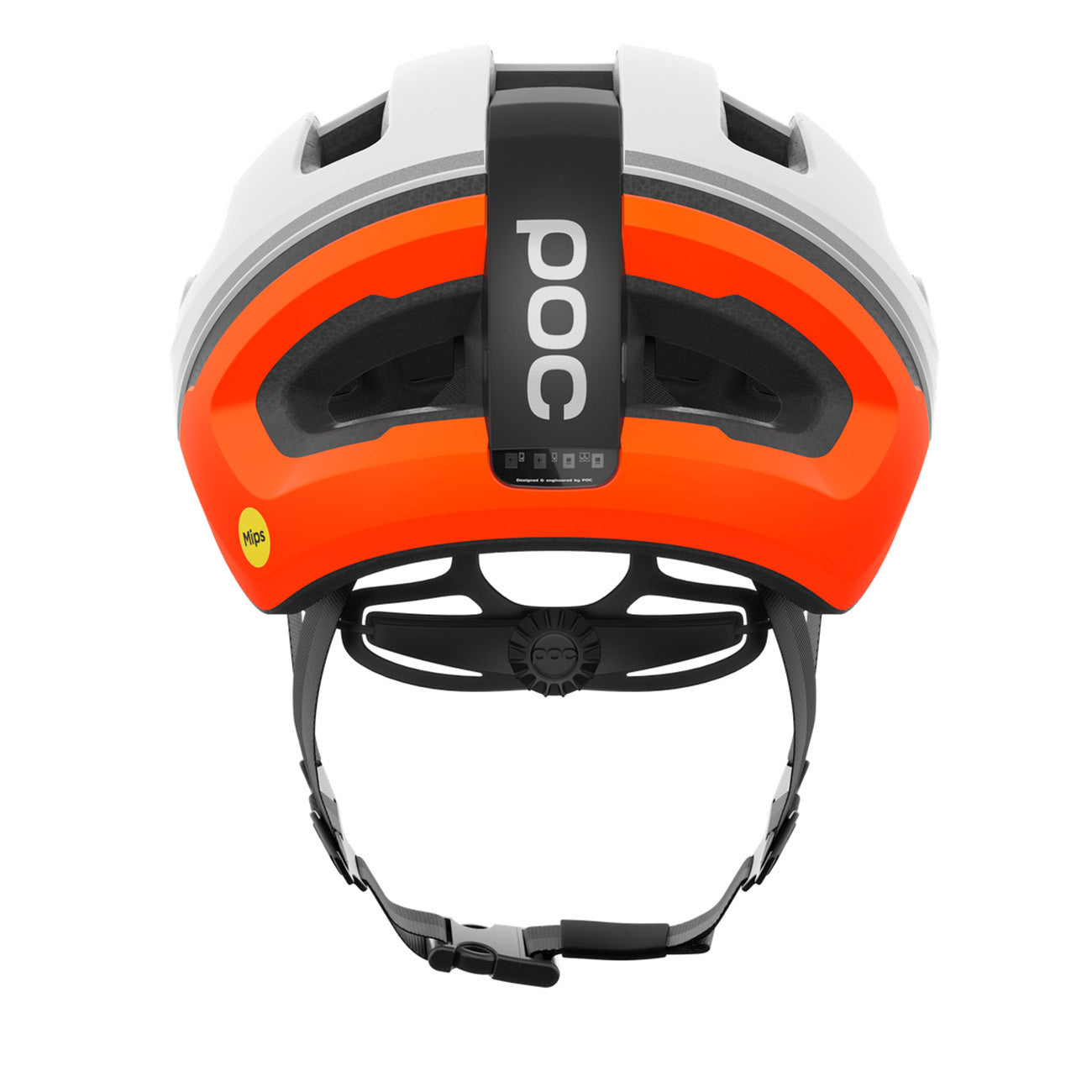 POC Omne Beacon MIPS Hydrogen White Fluo Orange