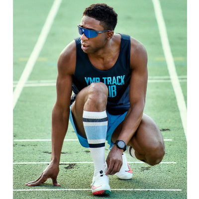 YMR Track Club Änggarden Men's Singlet Navy Blue