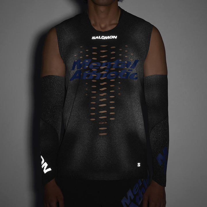 SALOMON Tank Mental Athletic Deep Black – Atmungsaktives