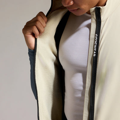 Gore Wear Spinshift Thermo Longsleeve Jersey Herren Tech Beige Lab Graphite