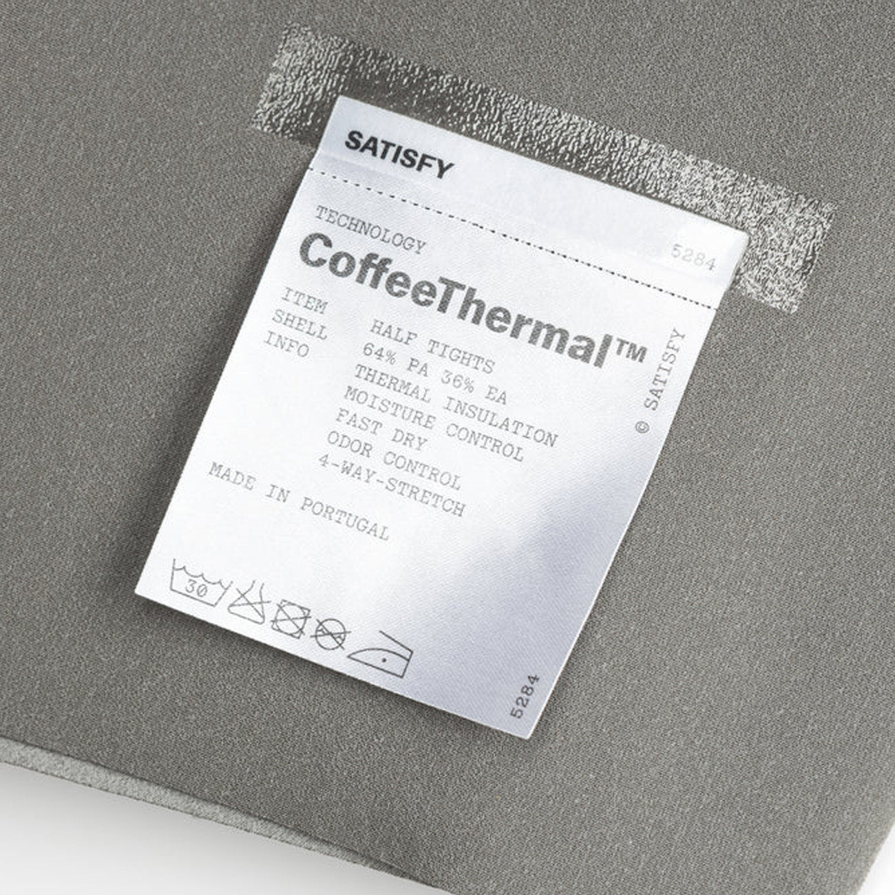 Satisfy Running Justice Coffeethermal Half Tights Dark Natural