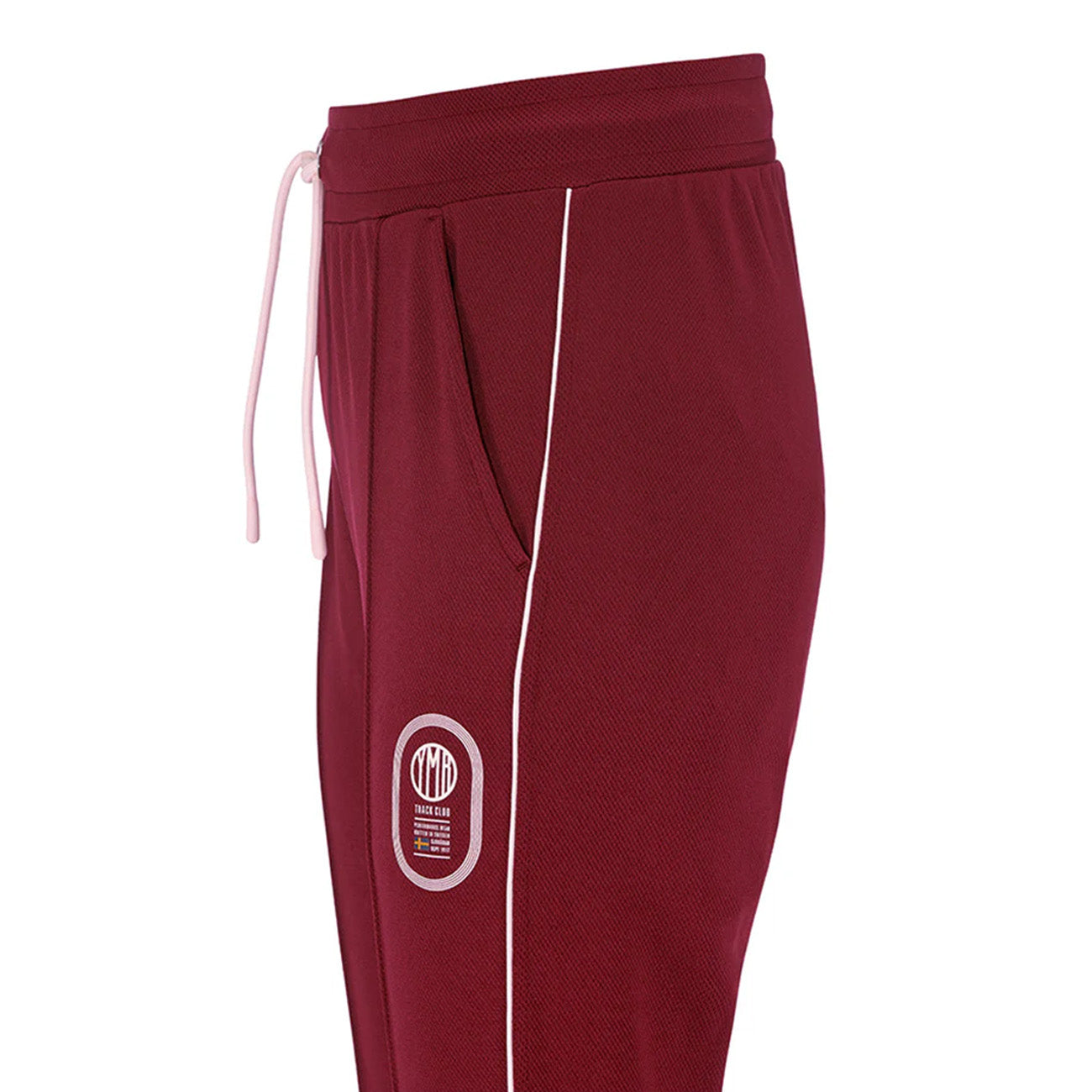 YMR Track Club Station Men's Track Pants Burgundy