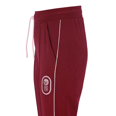 YMR Track Club Station Men's Track Pants Burgundy