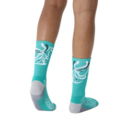 Asics Performance Run Crew Socks Wave Teal