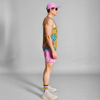 Saysky Flower Pace Shorts 5" Pink