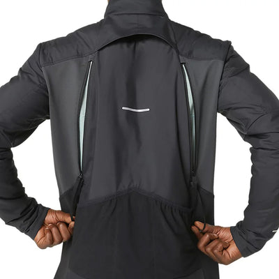 Asics Winter Run Jacket Herren Performance Black Graphite Grey