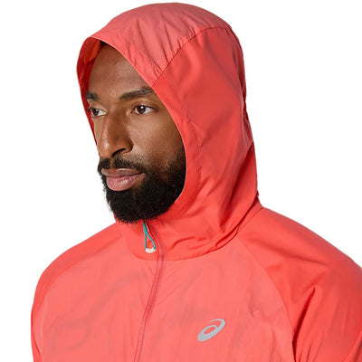 Asics Road Packable Jacket Coral Reef