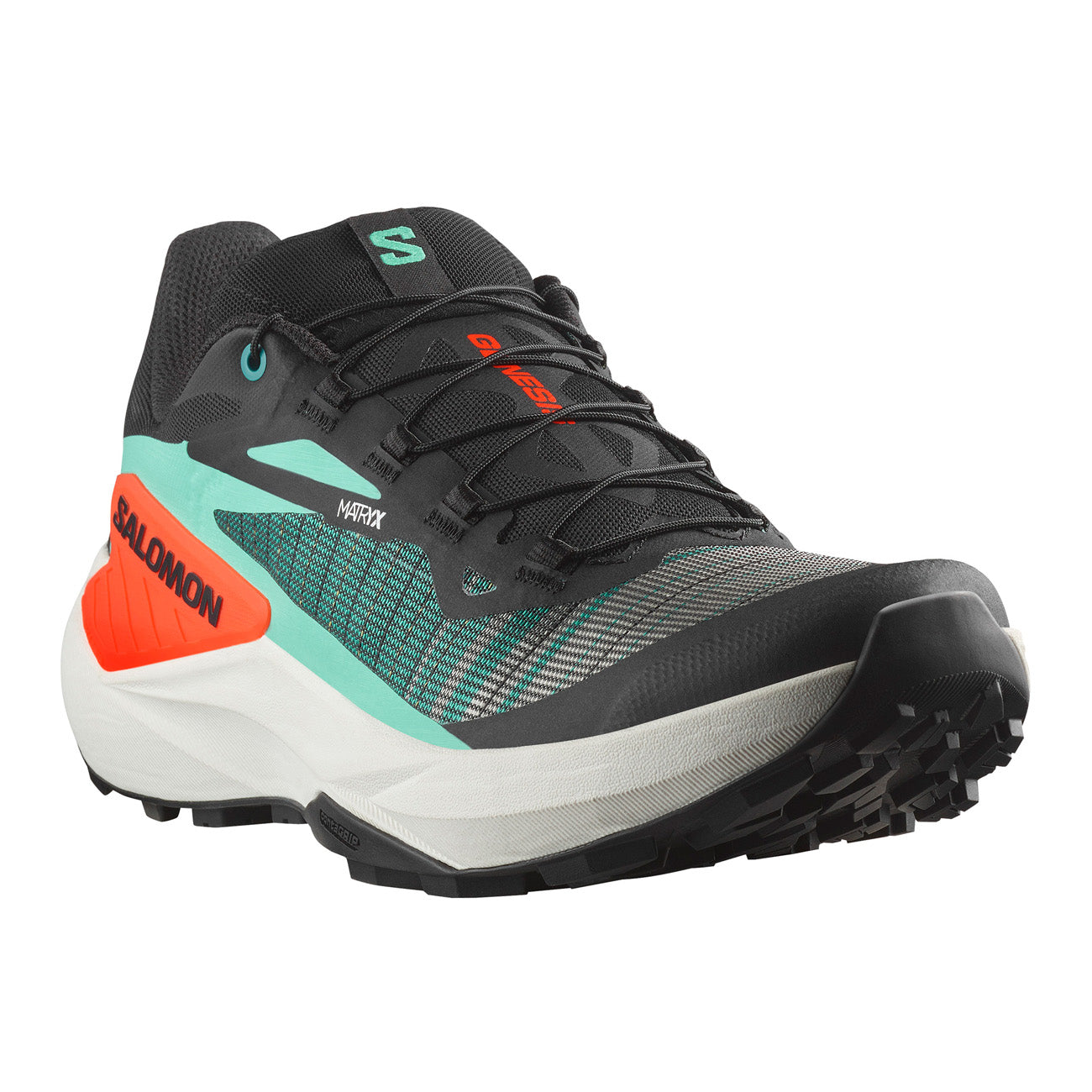 Salomon Genesis Herren Black Green Tomato