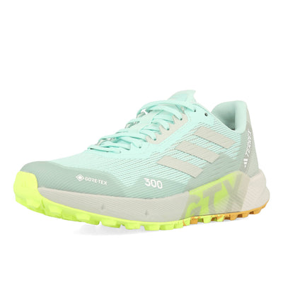 adidas Terrex Agravic Flow 2 GTX W Damen Semi Flash Aqua Wonder Silver Lucid Clementine