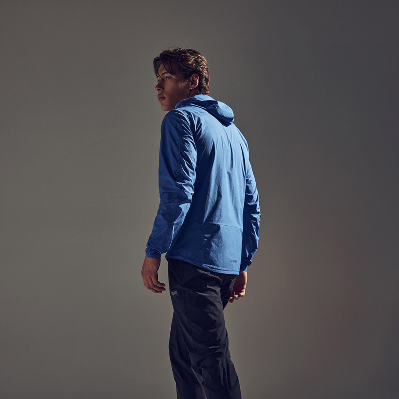 Gore Wear Fernflow Hooded Windbreaker Herren Cargo Blue