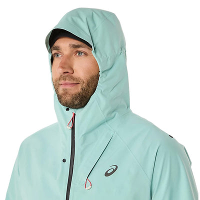 Asics Metarun Waterproof Jacket Oasis Green