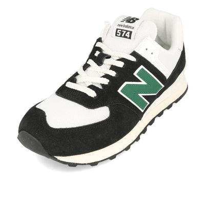 New Balance U 574 RBG Black White Marsh Green