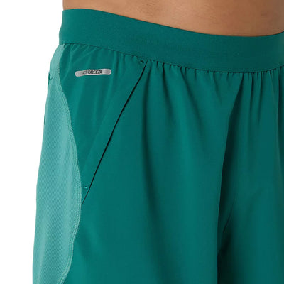 Asics Road 2-N-1 5In Short Herren Rainy Lake Light Teal