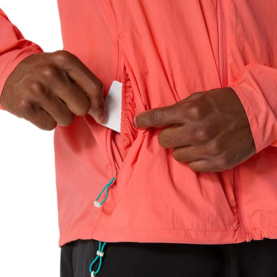 Asics Road Packable Jacket Coral Reef