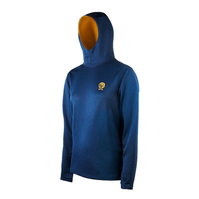 YMR Track Club Åsunden Ladies Hoodie Navy Mustard-Runster