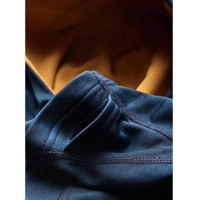 YMR Track Club Åsunden Ladies Hoodie Navy Mustard-Runster