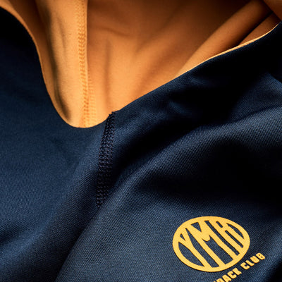 YMR Track Club Åsunden Ladies Hoodie Navy Mustard-Runster