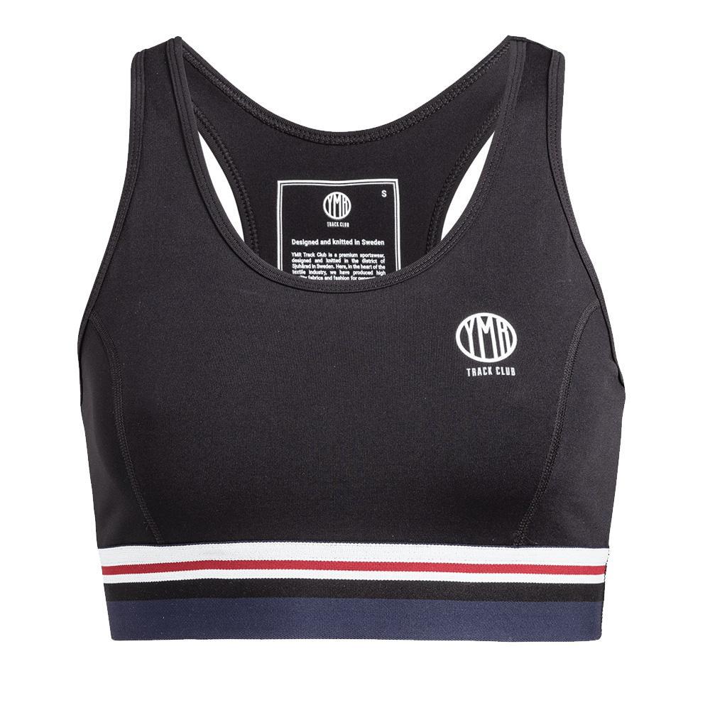 YMR Track Club Vallen Bra Ladies Top Black-Runster