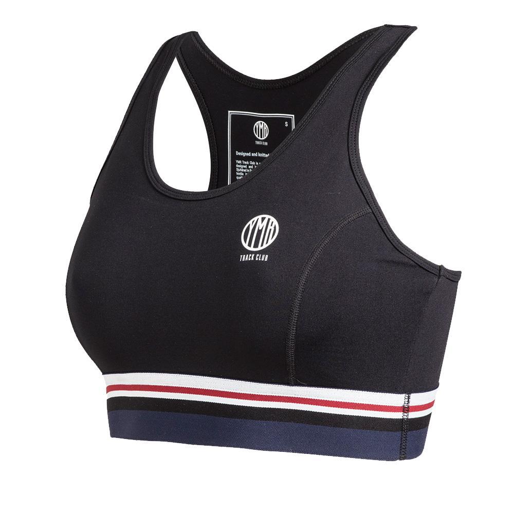 YMR Track Club Vallen Bra Ladies Top Black-Runster