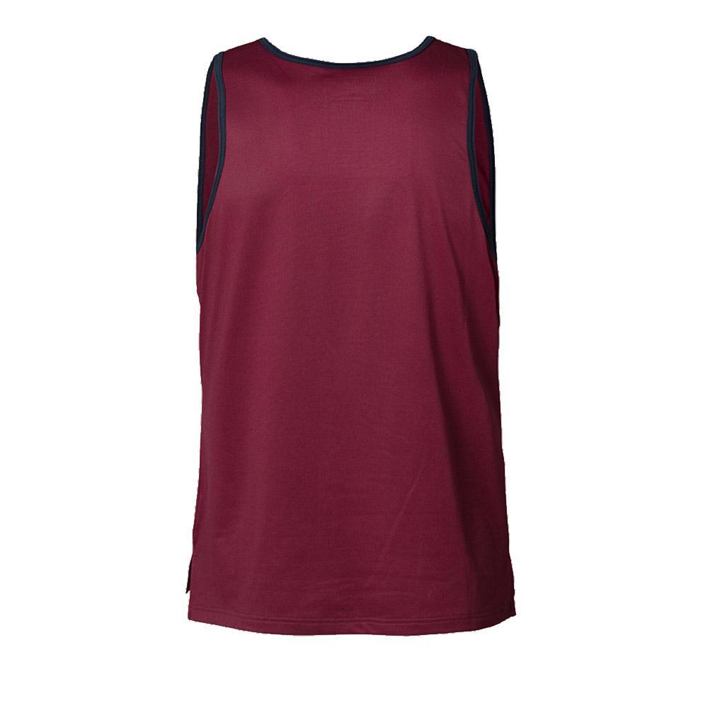 YMR Track Club Track Attack Men's Singlet Wine Red Navy-Runster